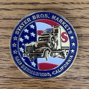 Stater Brothers Bros Market 25th Annual Drivers Safety Award Coin San Bernardino